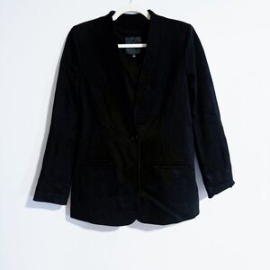 Madewell - Black Collarless Blazer